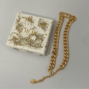 Dior Gold Chain Bracelet
